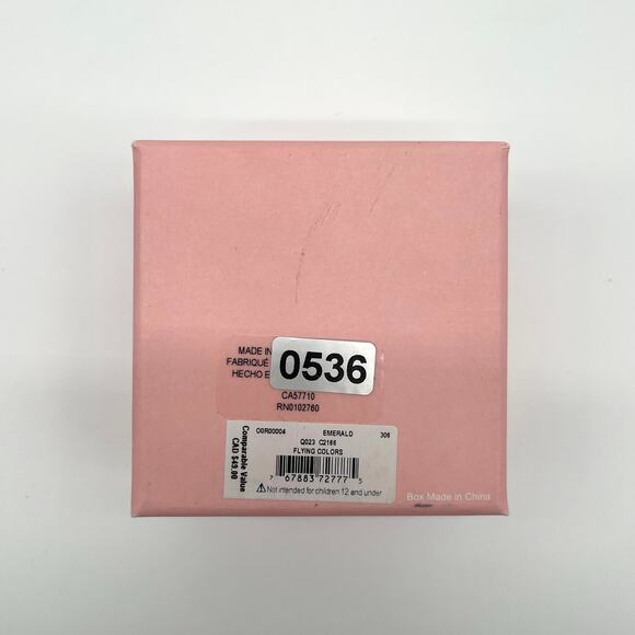 KATE SPADE NWT Emerald Earrings, Flying Colors Bezel Studs - Picture 6 of 6